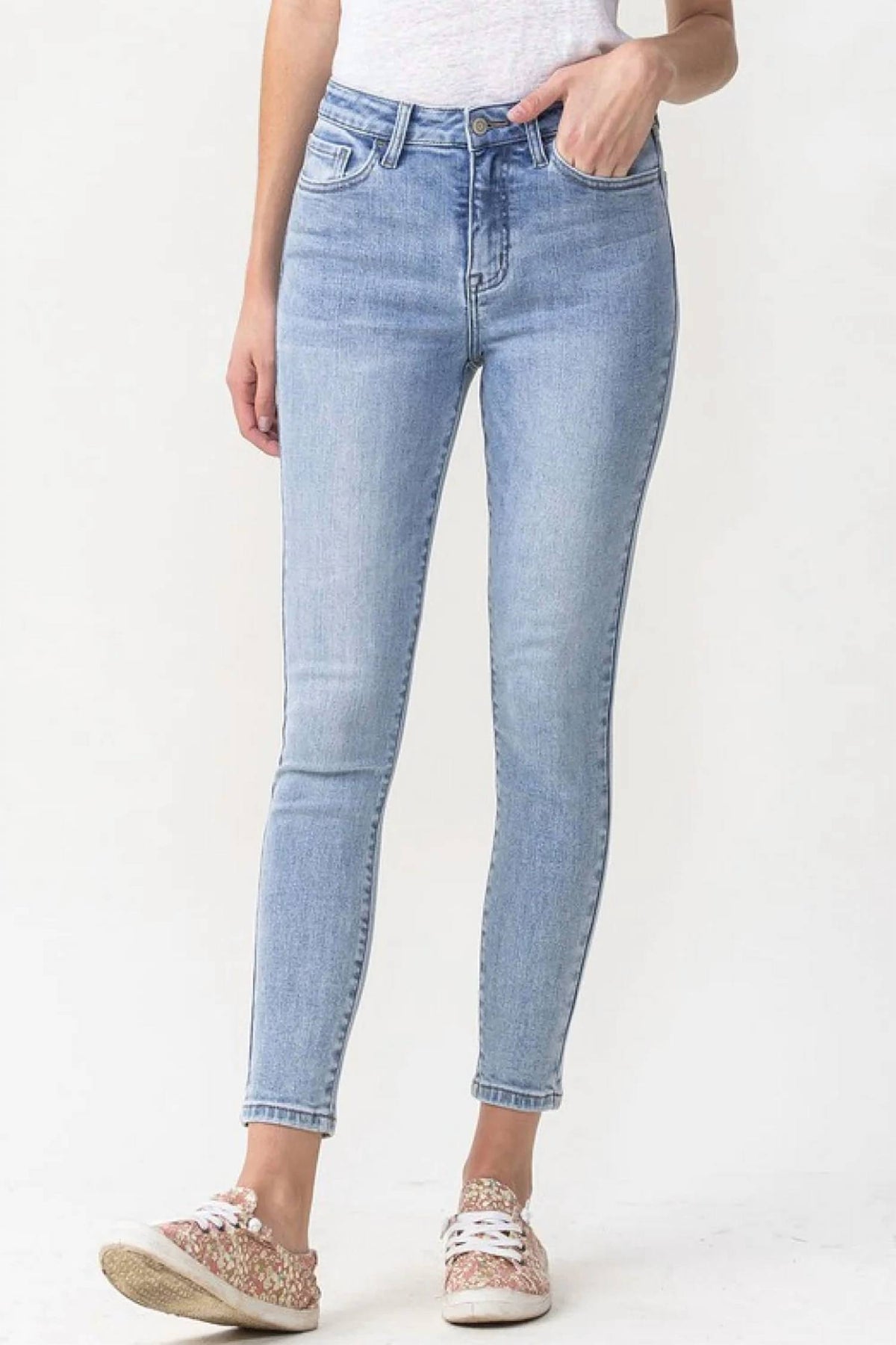 Lovervet - Talia High Rise Crop Skinny Jeans