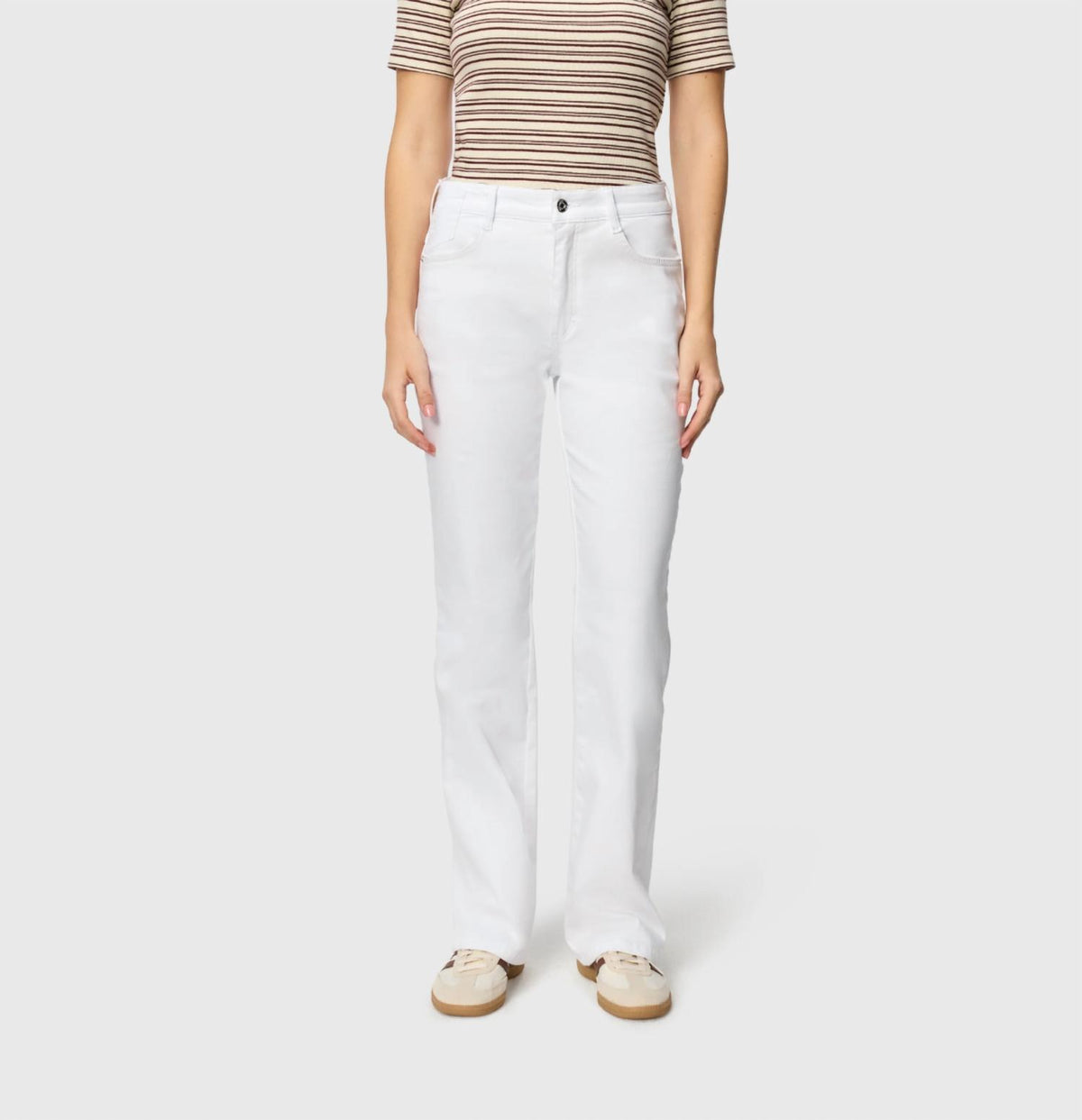 Mac Jeans - Laura Authentic High Stretch Gabardine Jeans