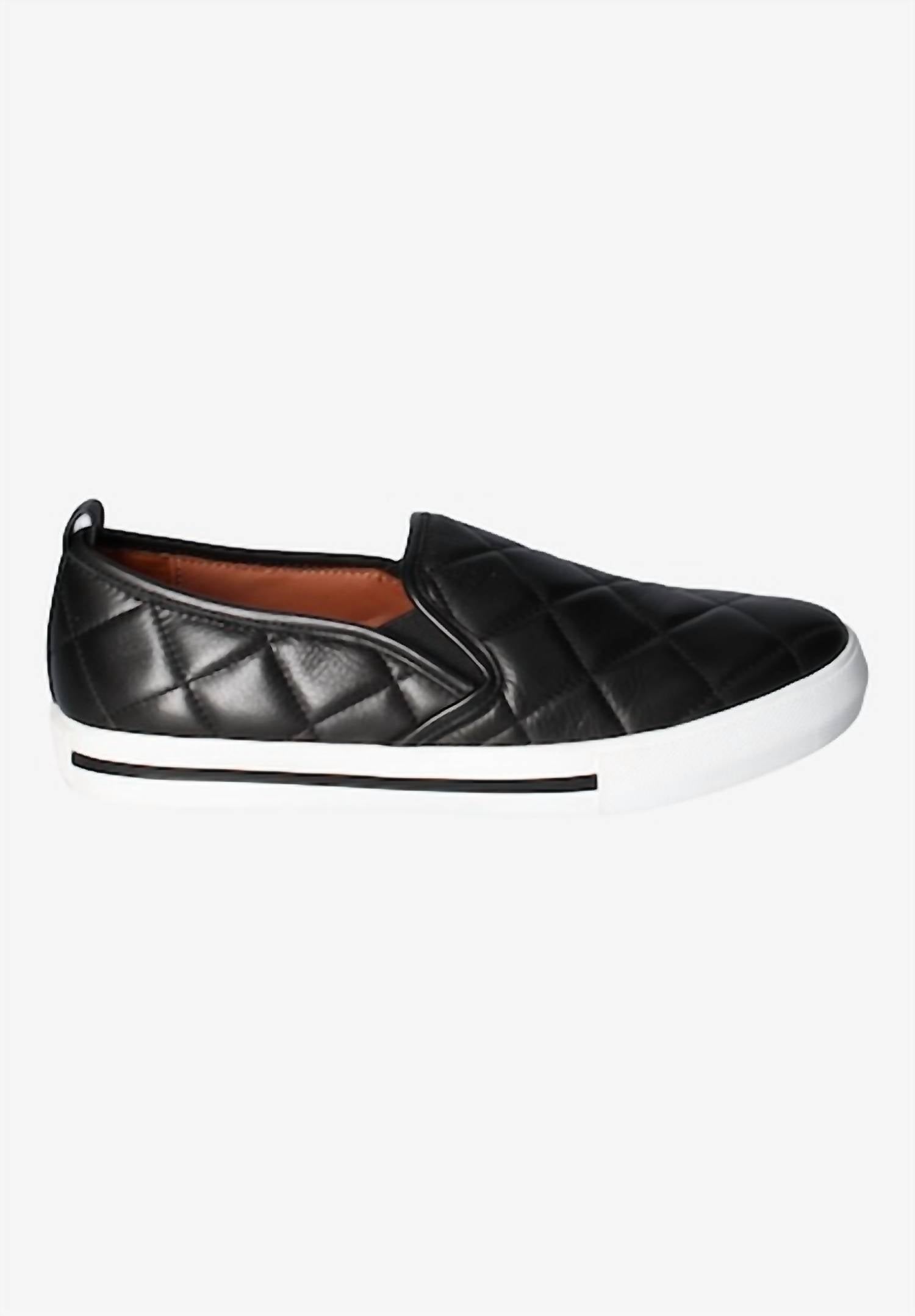L'Amour Des Pieds - Women's Kamada Leather Slip-on Sneakers