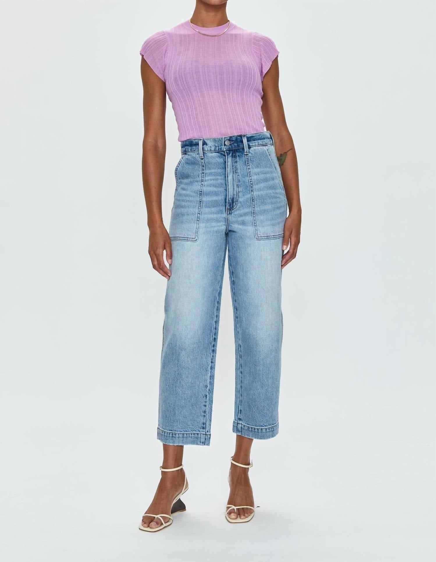 Pistola - Turner Super High Rise Barrel Jeans
