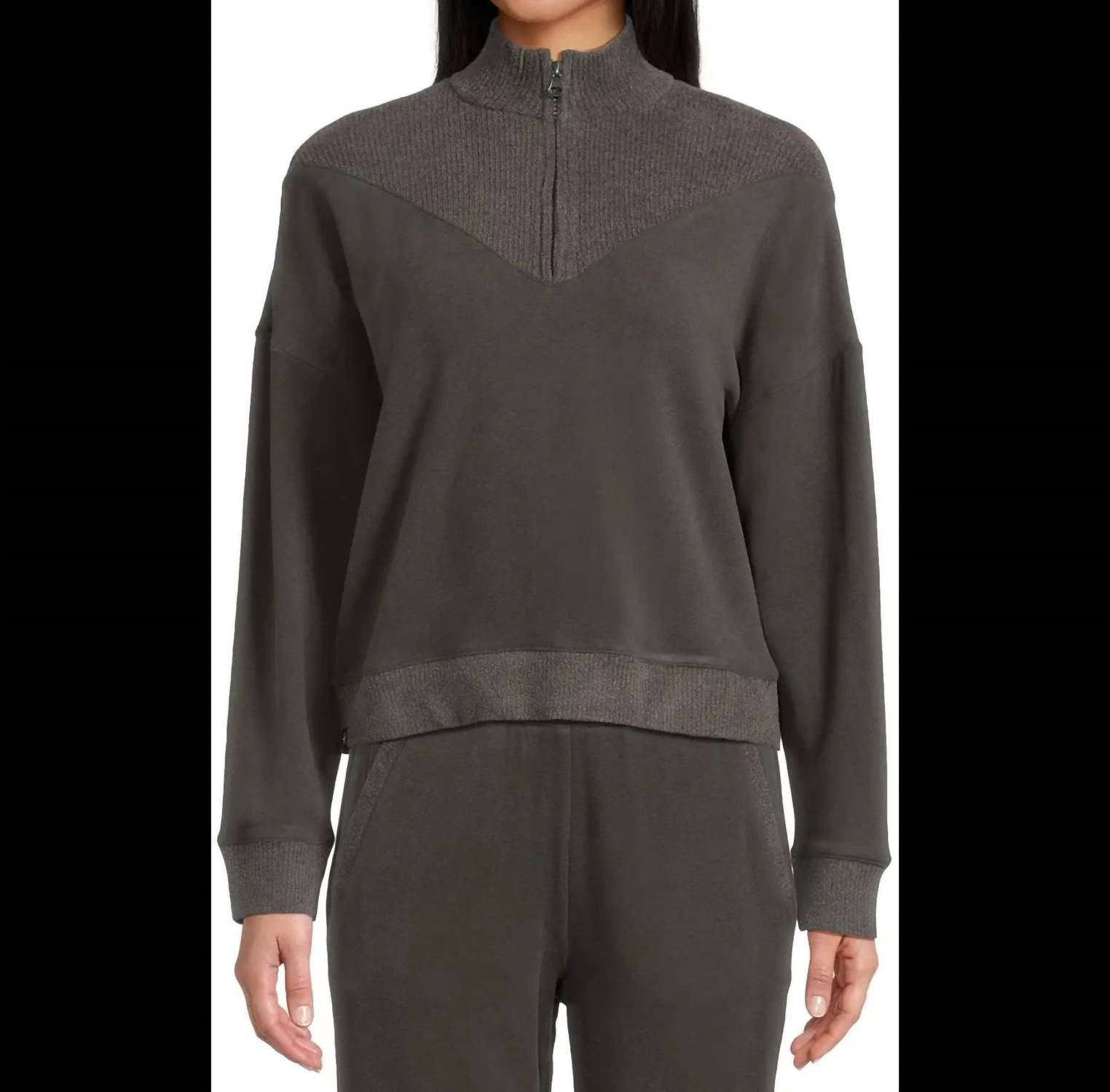 Barefoot Dreams - Cozychic Ultra Lite Rib Quarter Zip Pullover