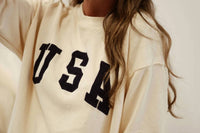 By Together - Usa Crewneck Pullover Sweatshirt
