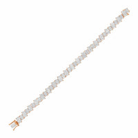 Diana M Jewels - Women's Radiant Lab-Grown Diamond Tennis Bracelet (10.00 Ct) - Bold