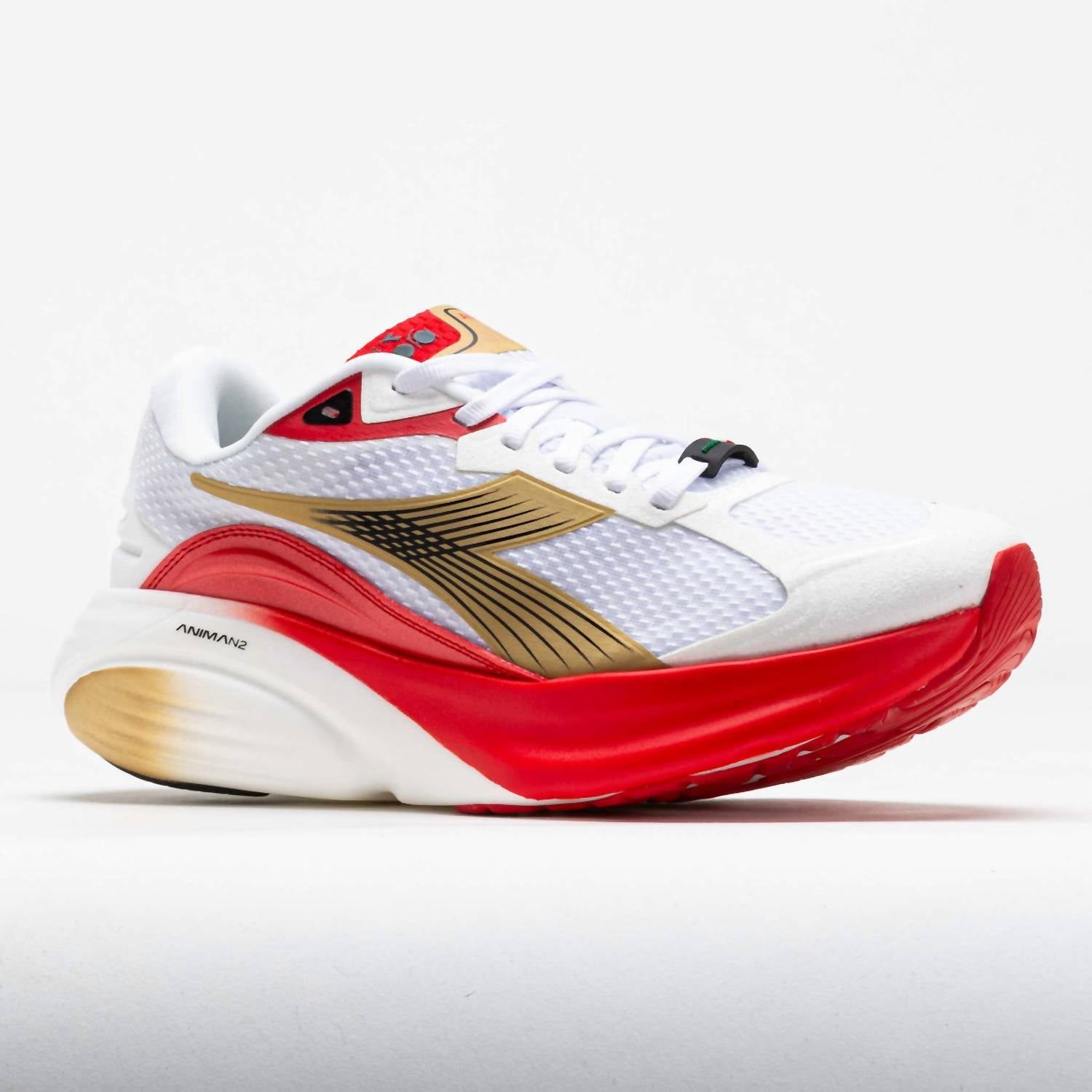 diadora Unisex Atomo Star Shoe in white metallic gold fiery - women's shoe