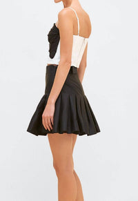 Patbo - Taffeta Bloom Cropped Top