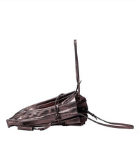 Joseph And Stacey - Women's Lucky Pleats Shopper Cracked Bag