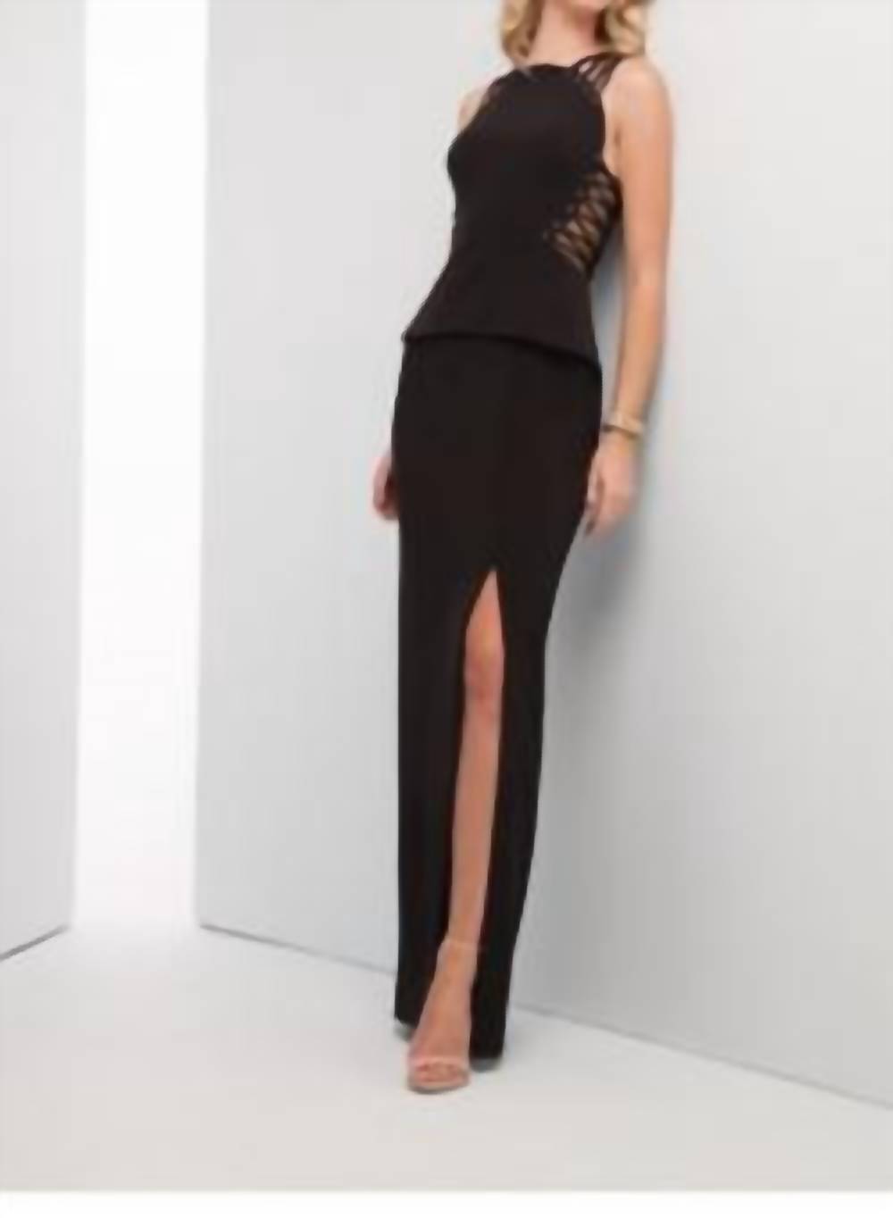 Mignon - Long crepe dress