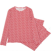 Minnow - Women's Holiday Bloom Pima Pajamas Set