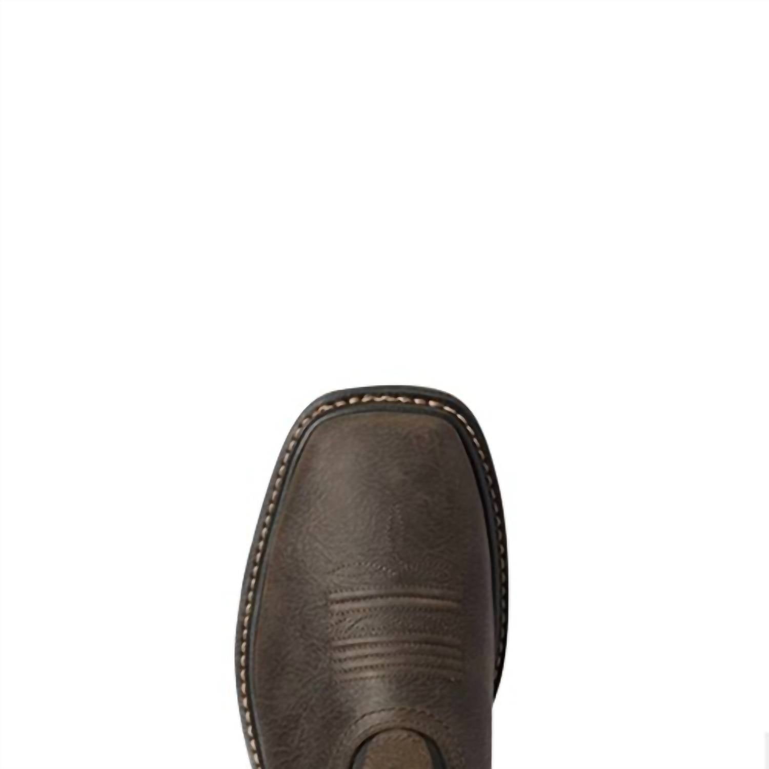 ARIAT Men's Workhog Xt Venttek Bold Soft Toe Boots in iron coffee roughneck - men's boots - alternate view