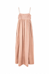 Rabens Saloner - Women's Cotton Angel String Maxi Dress