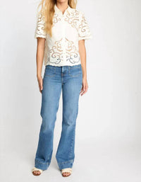 Caballero - Kenzie Button Front Top