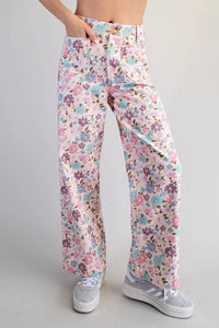 Ee:Some - Pretty Floral Pants