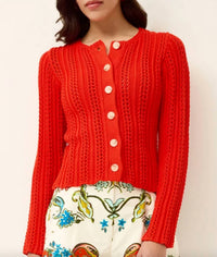 Marie Oliver - Emory Button Front Placket Cardigan