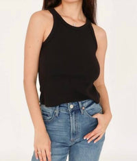 Dear John Denim - Tamia Cropped Racerback Tank Top