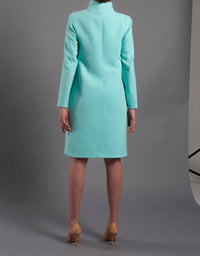 Tavrovska - High Neck Single Breasted Coat