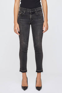 Moussy Framingham Skinny Jean in light black - women's jeans