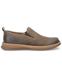 Born Men's Bryson Loafer in taupe avola distressed - men's loafer