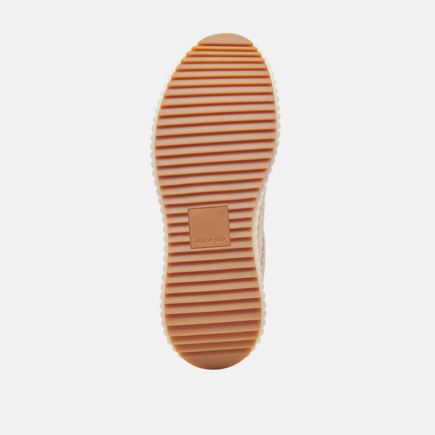 Dolce Vita Women's Dandi Sneakers in sandstone - women's sneaker - detail view