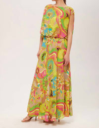 Trina Turk - Vantage Short Sleeve Maxi Dress