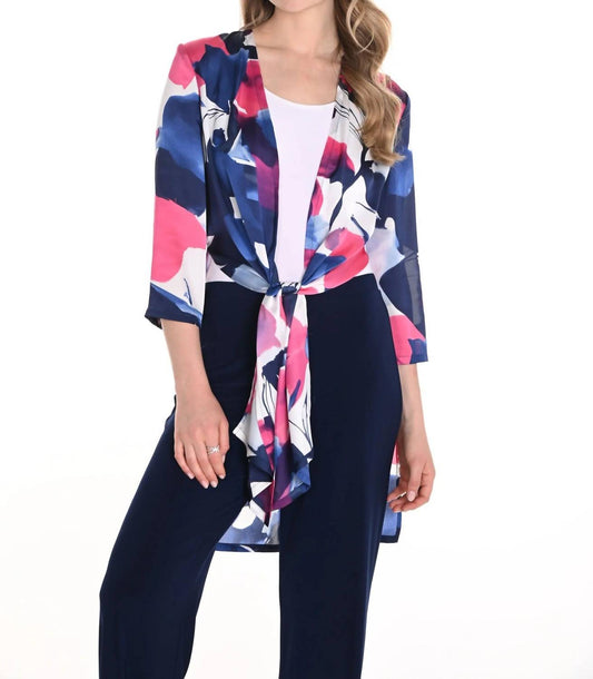 Frank Lyman - Floral Open Front Cardigan
