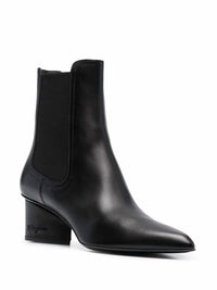 Salvatore Ferragamo - Women's Logo-embossed Heel Chelsea Boots