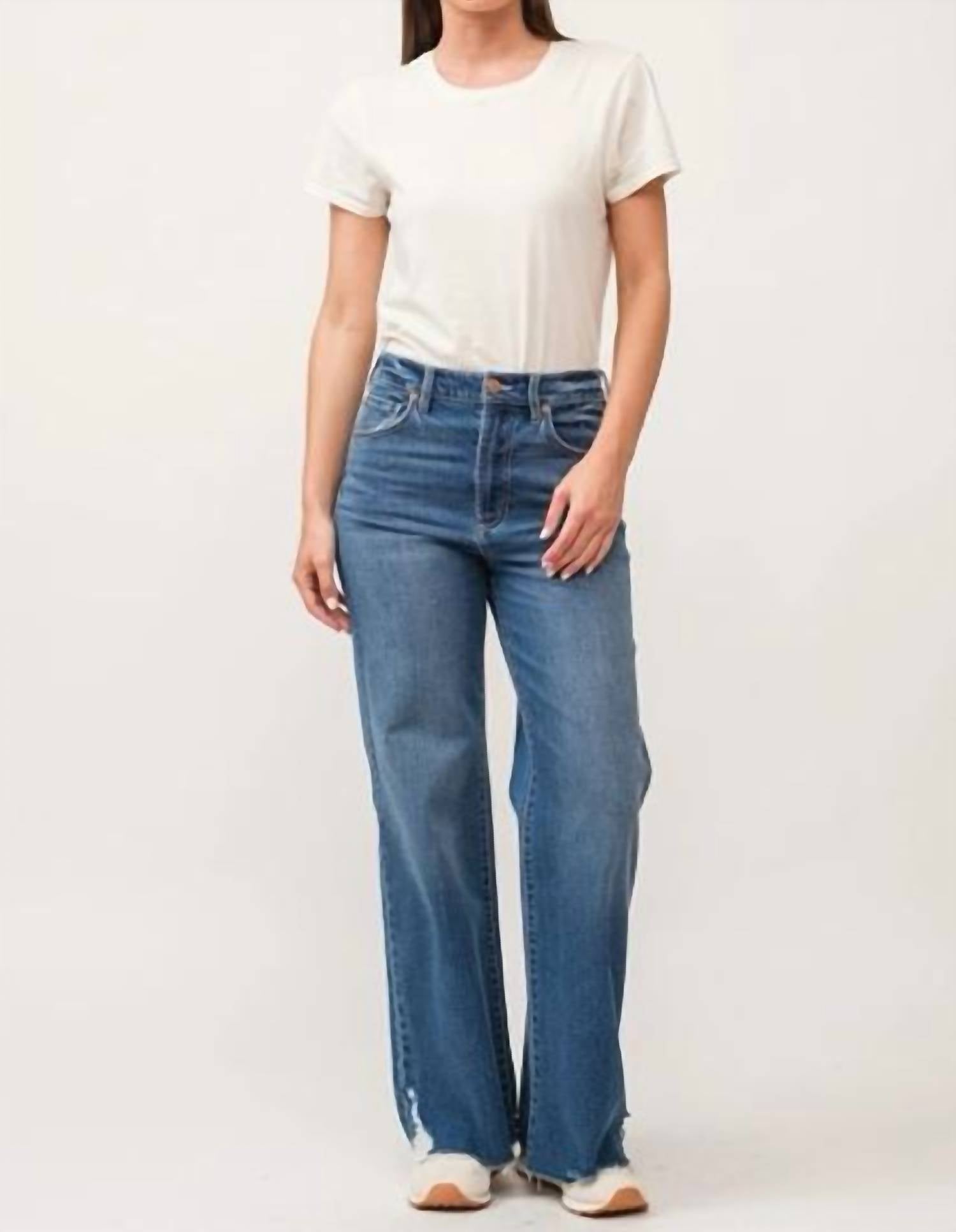 Dear John Denim - Fiona High Rise Wide Leg Jeans