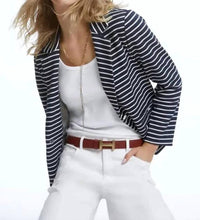 Elliott Lauren - Sails Pitch Knit Striped Blazer