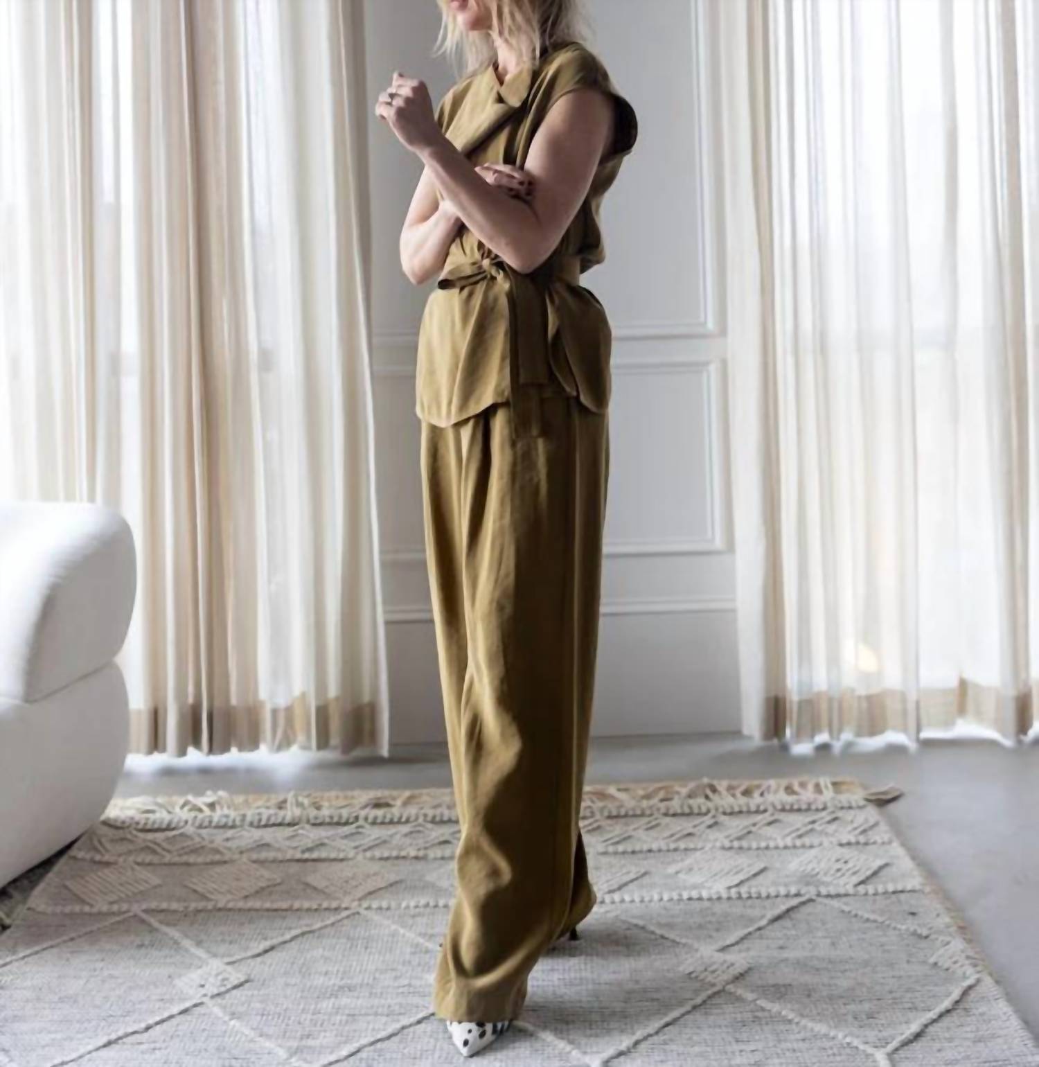 Alysi - Wide Pull On Trousers
