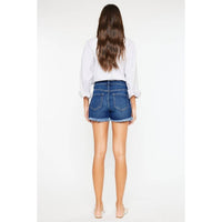 Kancan - High Rise No Stitch Frayed Hem Shorts