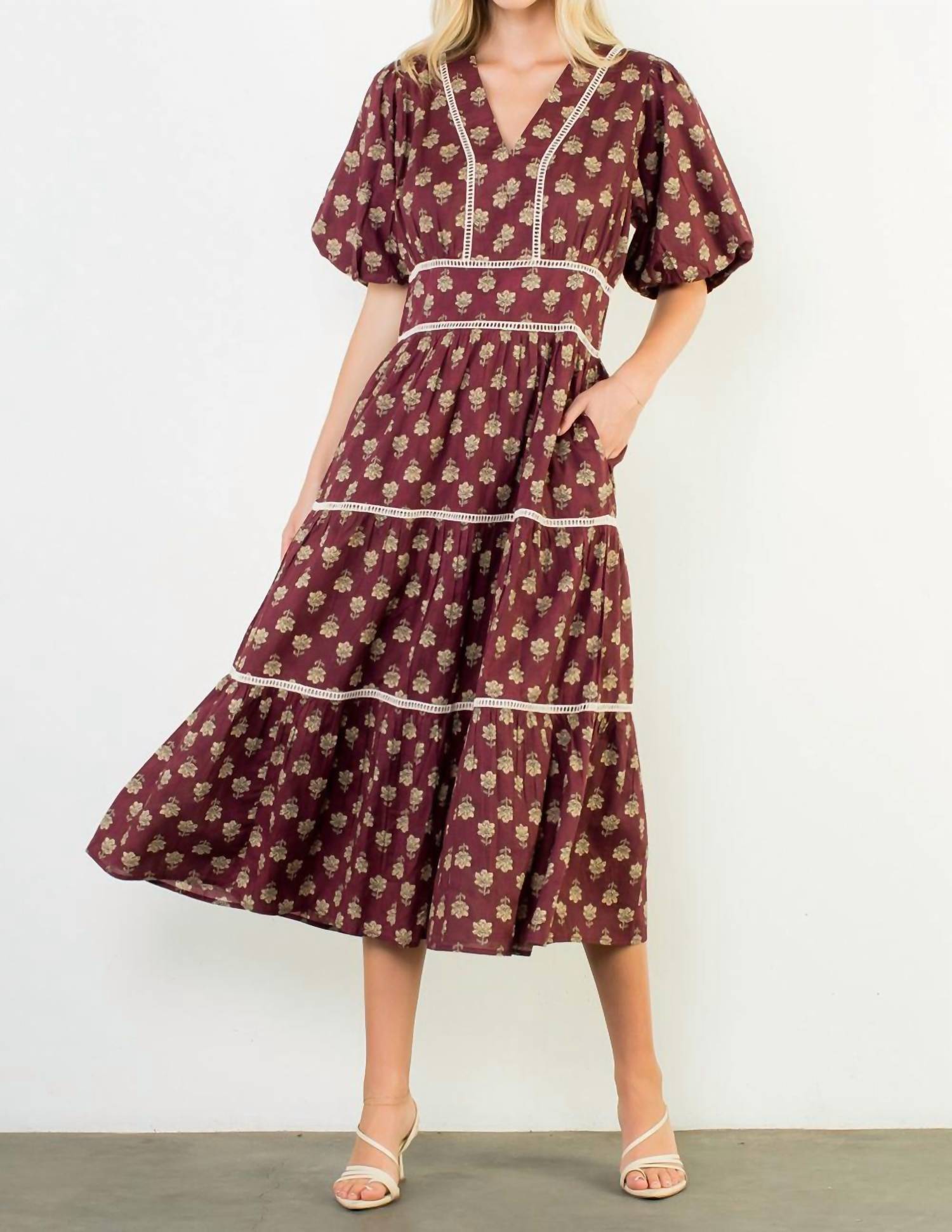 Thml - Adelyn Midi Print Dress