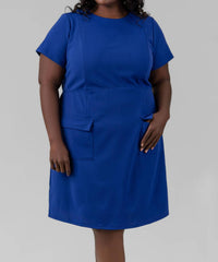 Donna Morgan - Ziggy Crepe Mini Dress - Plus