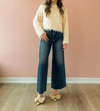 Lucy Paris - Erna Cropped Knit Sweater