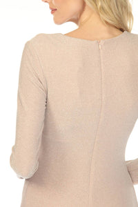 Joseph Ribkoff - Shimmery Trumpet Evening Dress