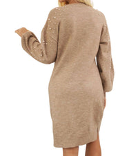 Endless Blu. - PEARL POINT SWEATER DRESS