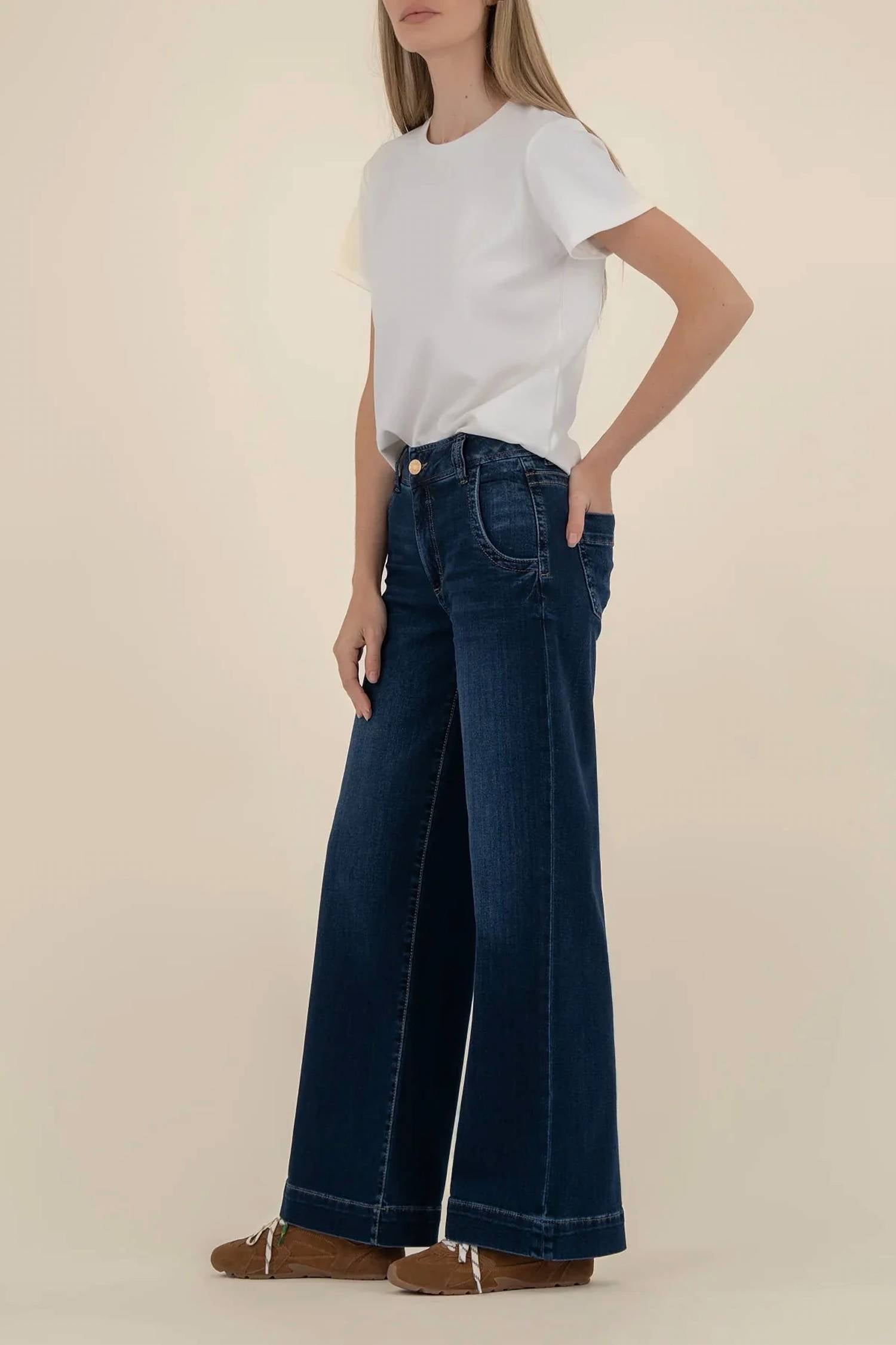 Kut From The Kloth - Meg High Rise Over Size Wide Stretch Jeans