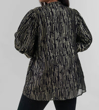 Emily Lovelock - Hailey Lurex Blouse - Plus