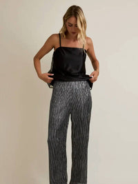 Gilli - Metallic Wide Leg Pants