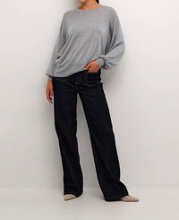Kaffe - Kaankra Shimmer Knit Round Neck Pullover