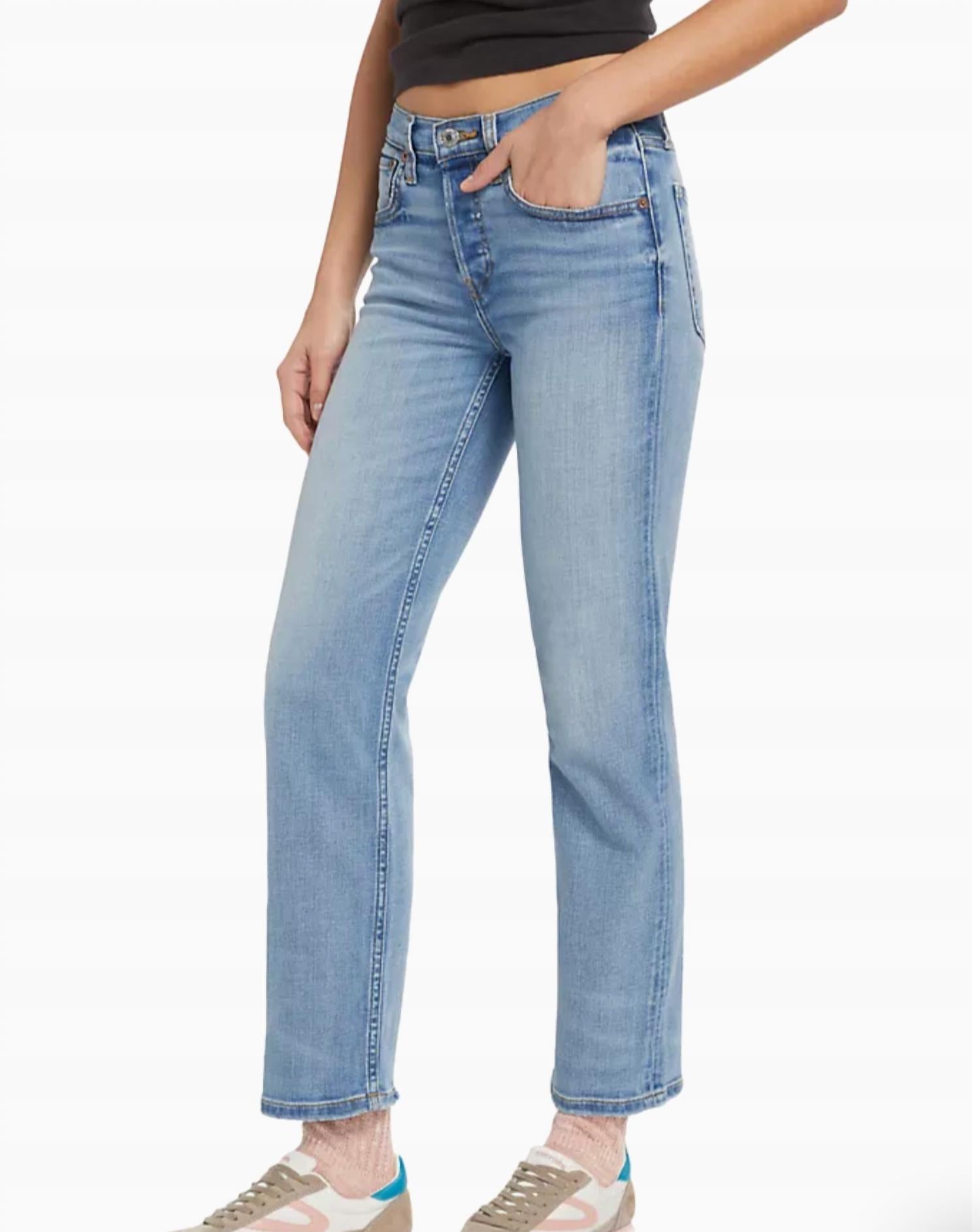 Re/Done - Stove Pipe Straight Leg Jeans