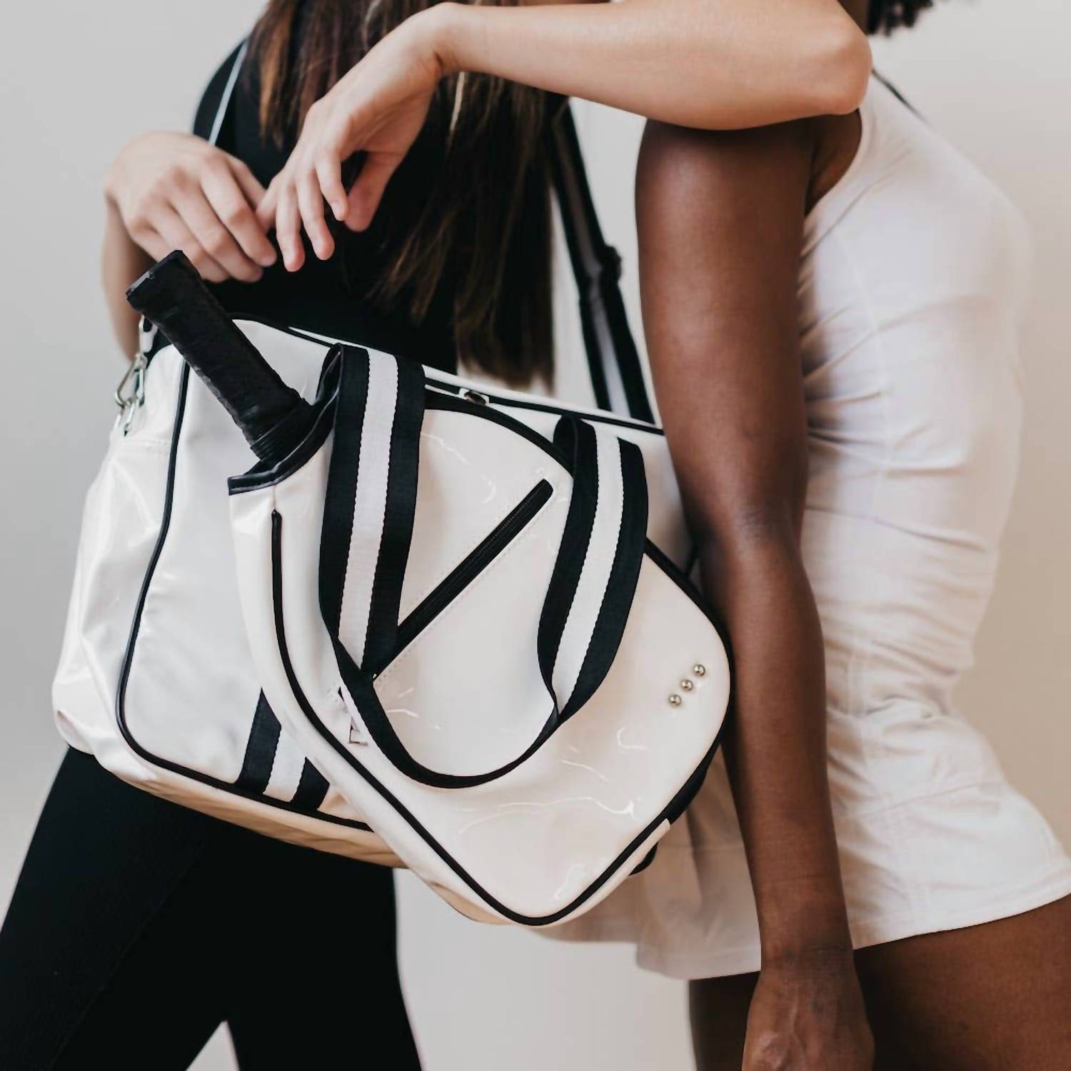 Pretty Simple - Women's Poppy Patent Pickleball Bag
