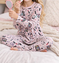 Kickee - Girls Long Sleeve Pajama Set