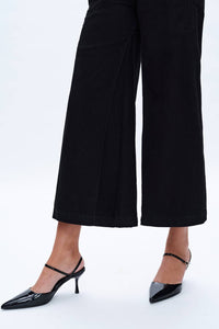 Bayeas - Timothy Wide Crop Trousers Denim Jeans
