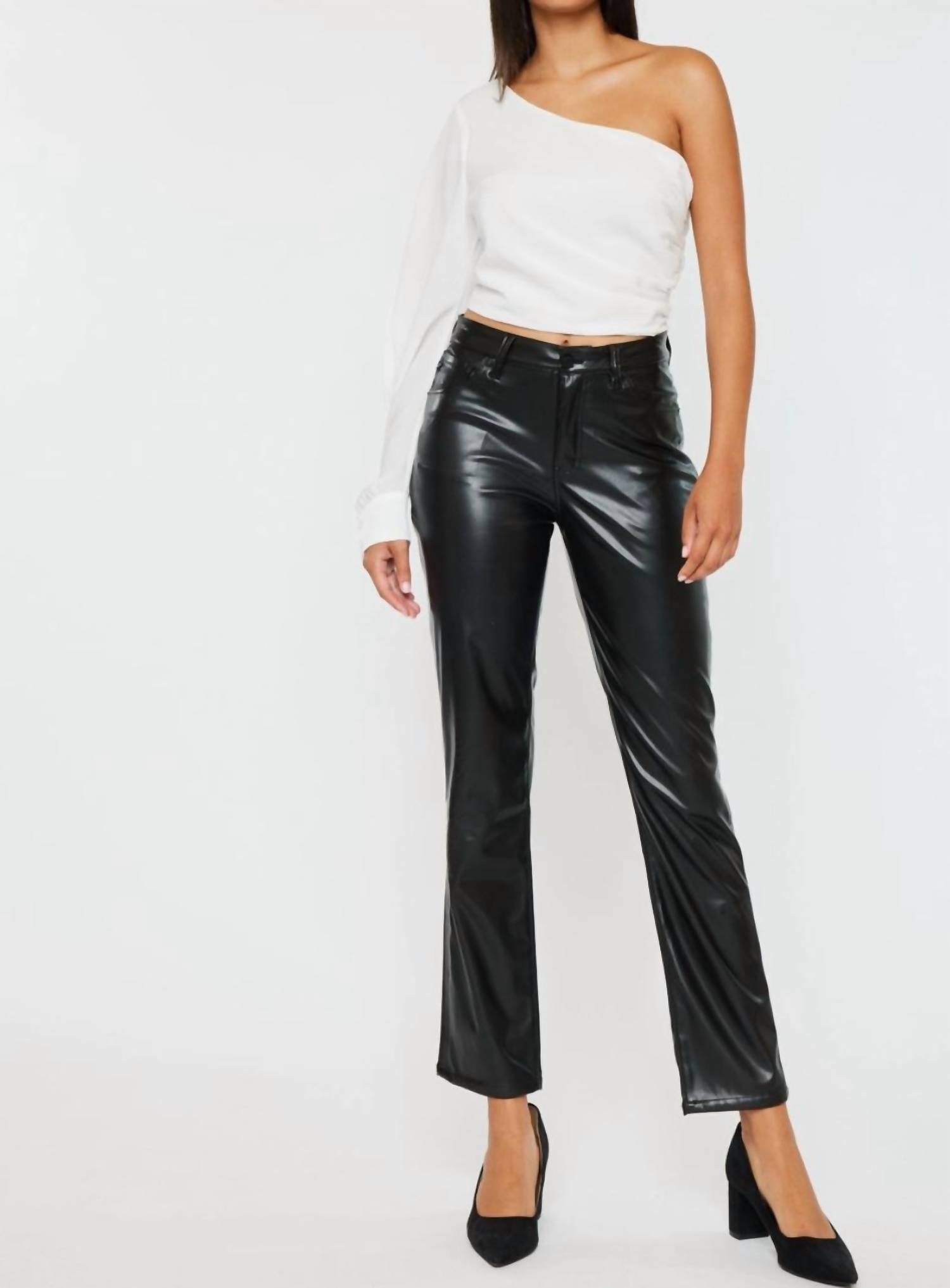 Kancan - Rudi Faux Leather Pants
