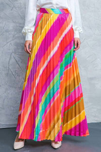Flying Tomato - Aura Pleated Maxi Skirt
