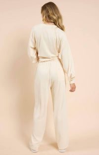 Sadie & Sage - White Noise Drawstring Pants