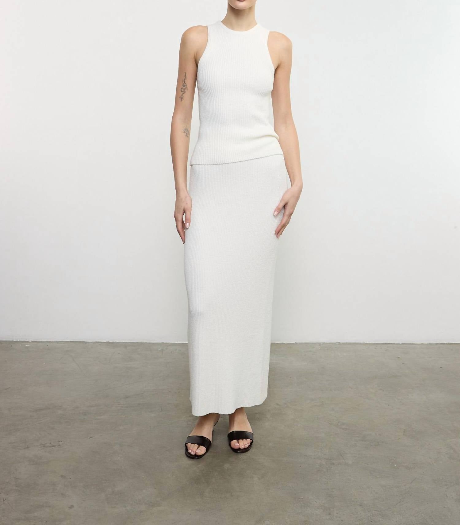 Enza Costa - BOUCLE KNIT SKIRT