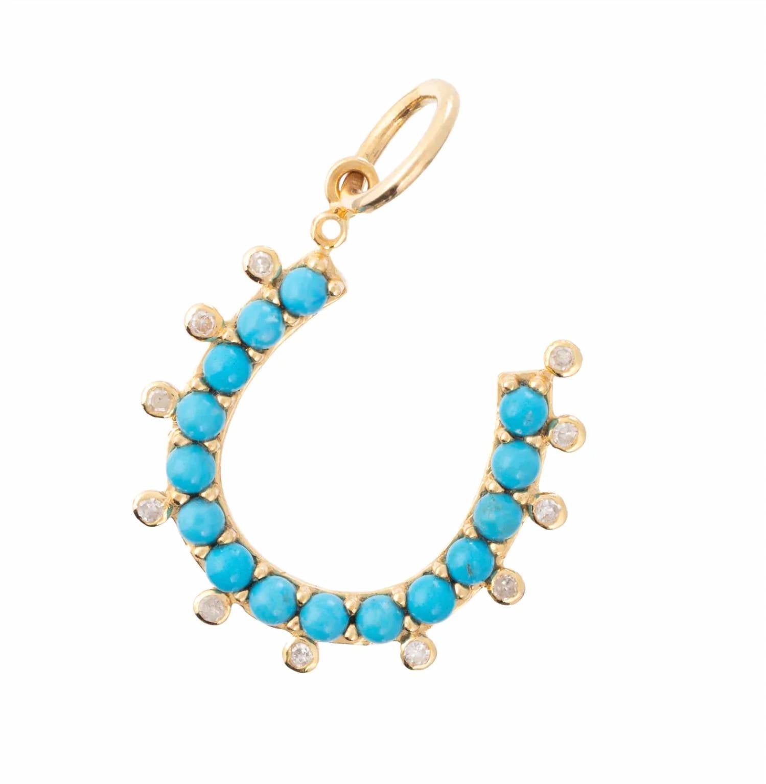 Zofia Day - Women's 14k Horseshoe Charm Pendant
