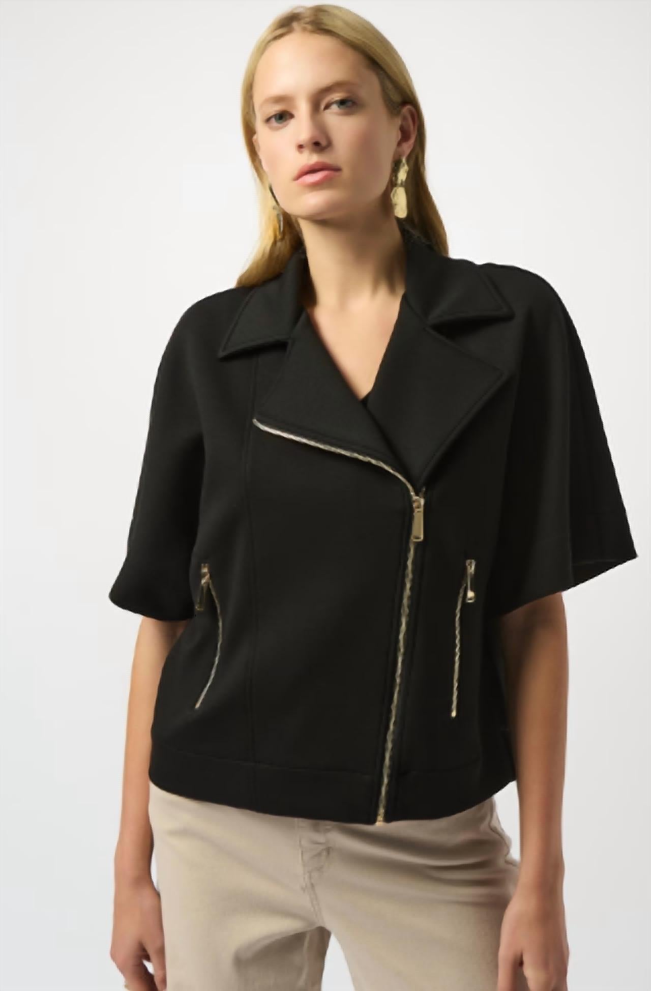 Joseph Ribkoff - Edgy Biker Jacket