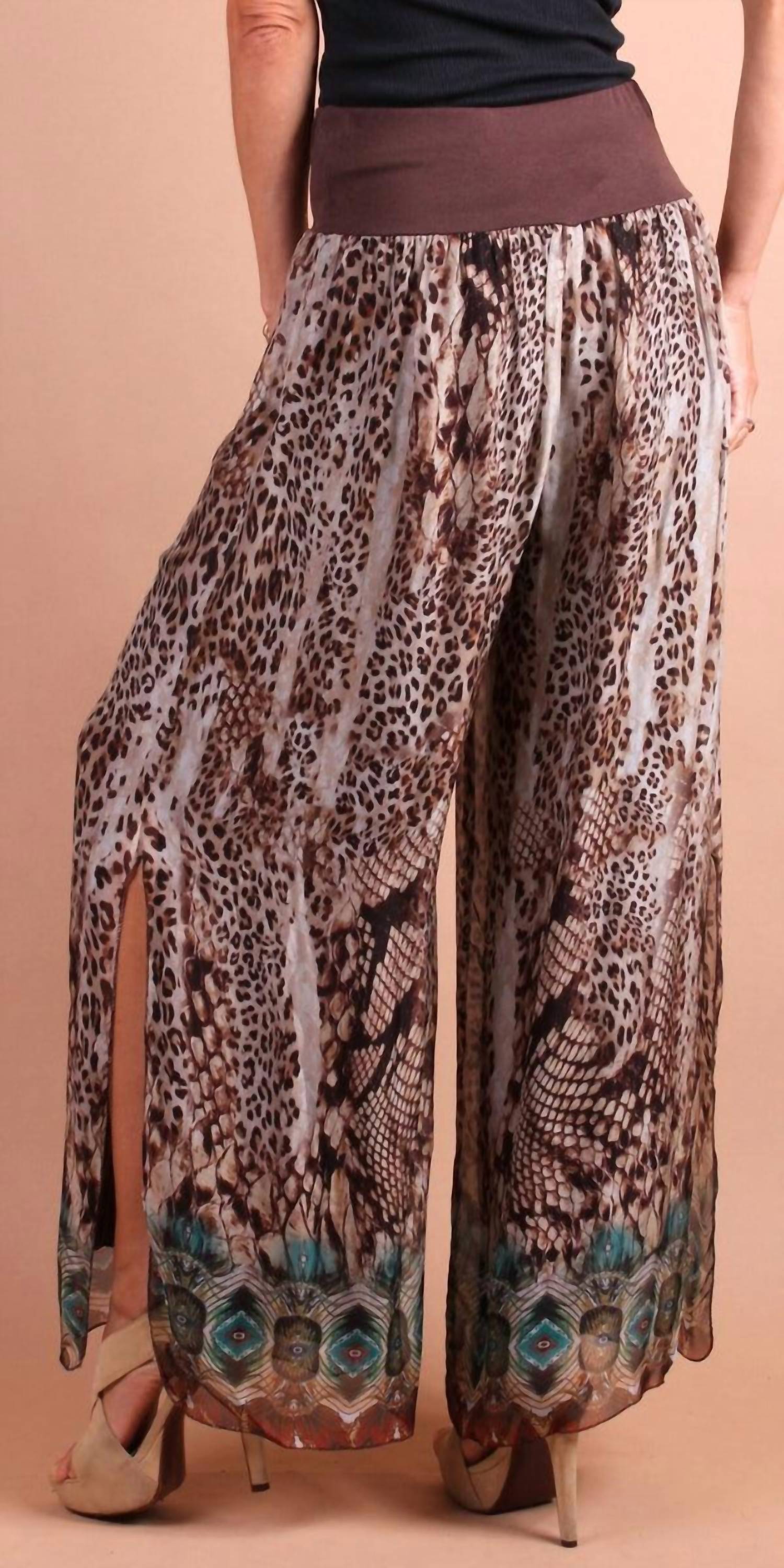 Gigi Moda - Jasmin Boho Slit Pant