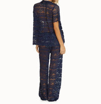 Pq Swim - Lace Short Sleeve Cover Up Top